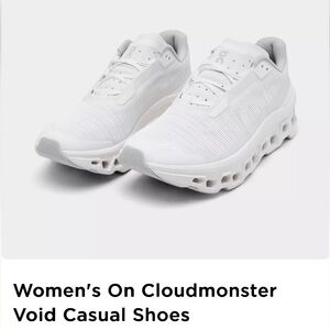 On Running Cloudmonster Void Women's Running Shoes - White